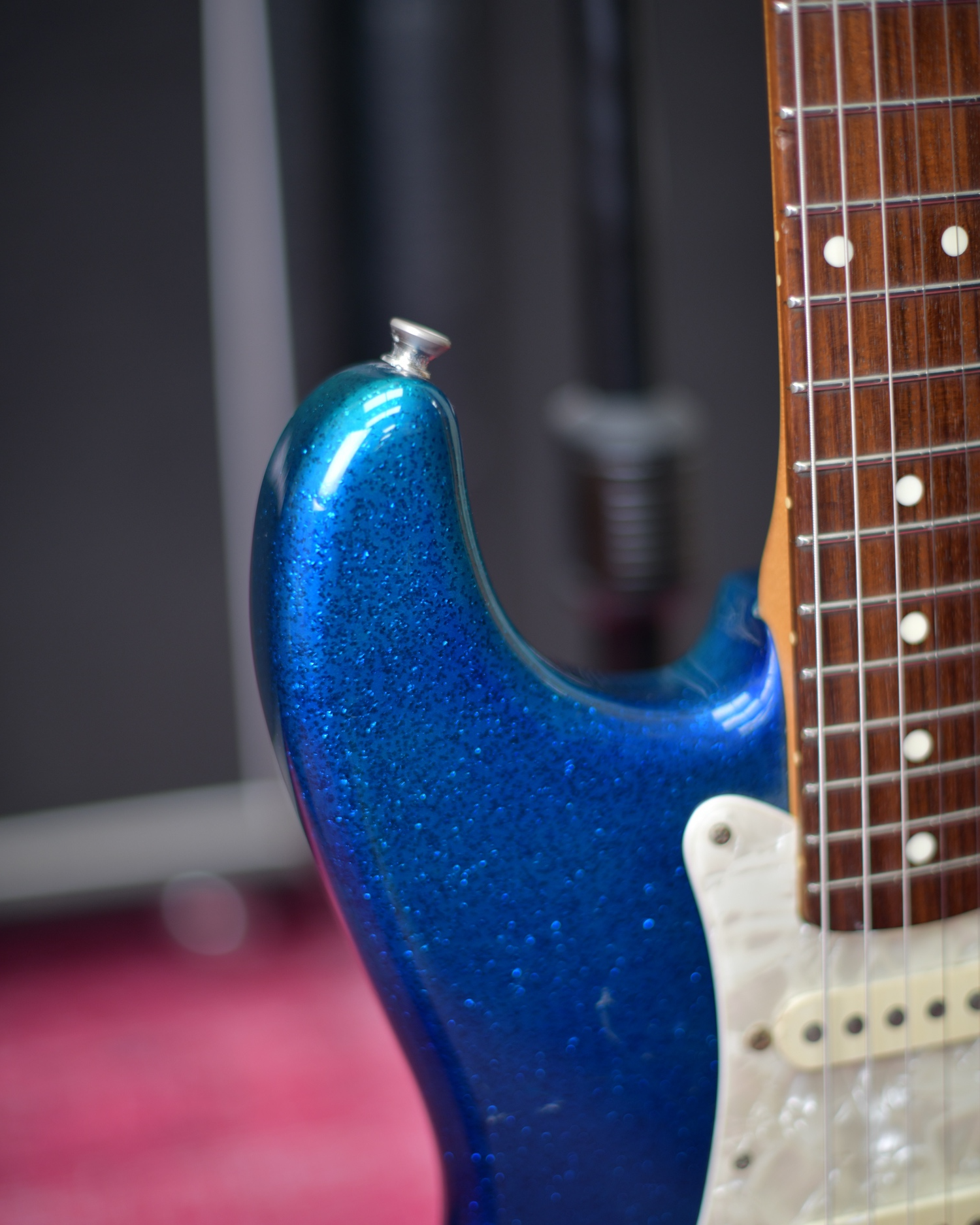 Fender Japan Stratocaster Blue Sparkle N Serial 1993 Fujigen