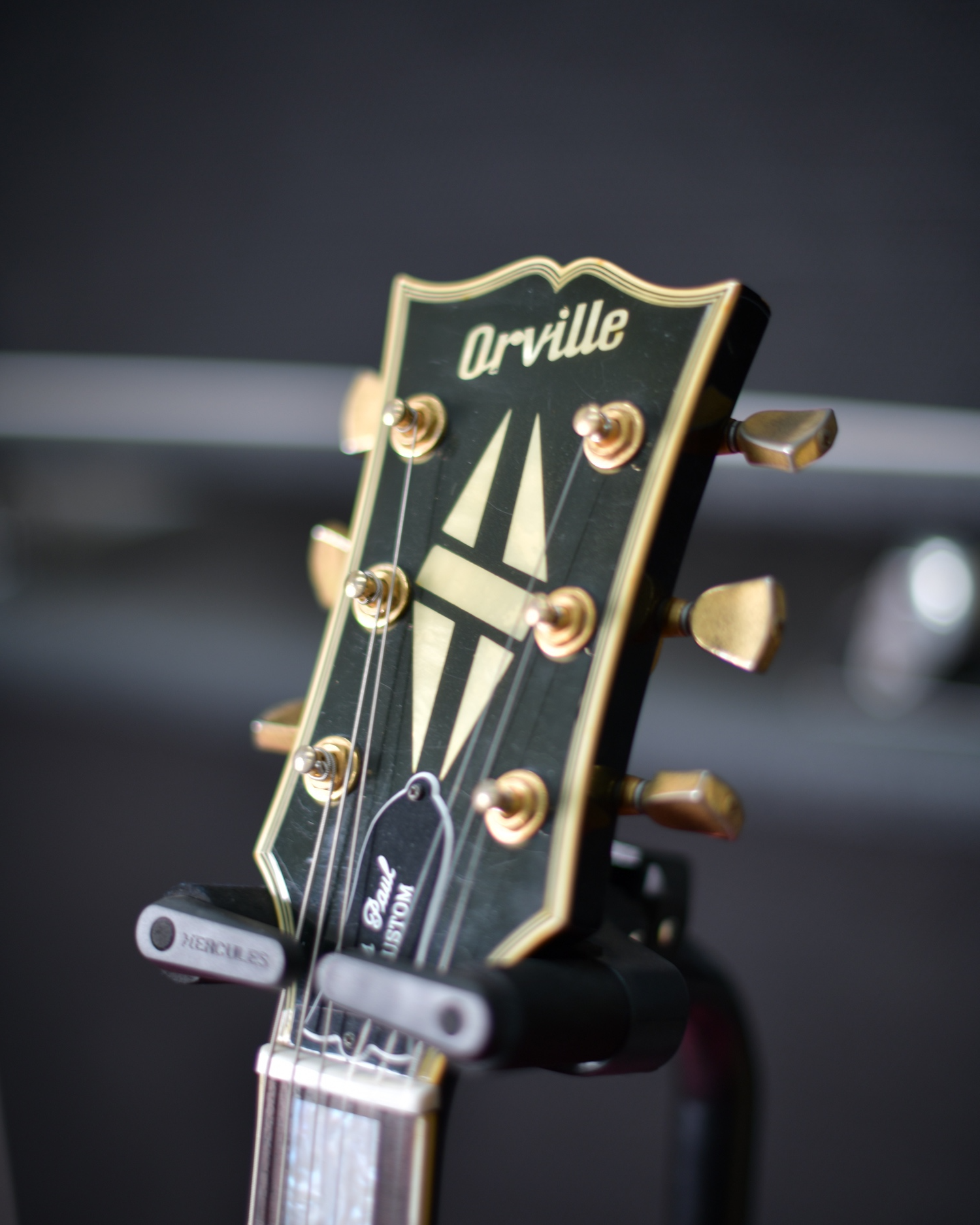 Orville Les Paul Custom MIJ with Gibson Dirty Fingers pickups
