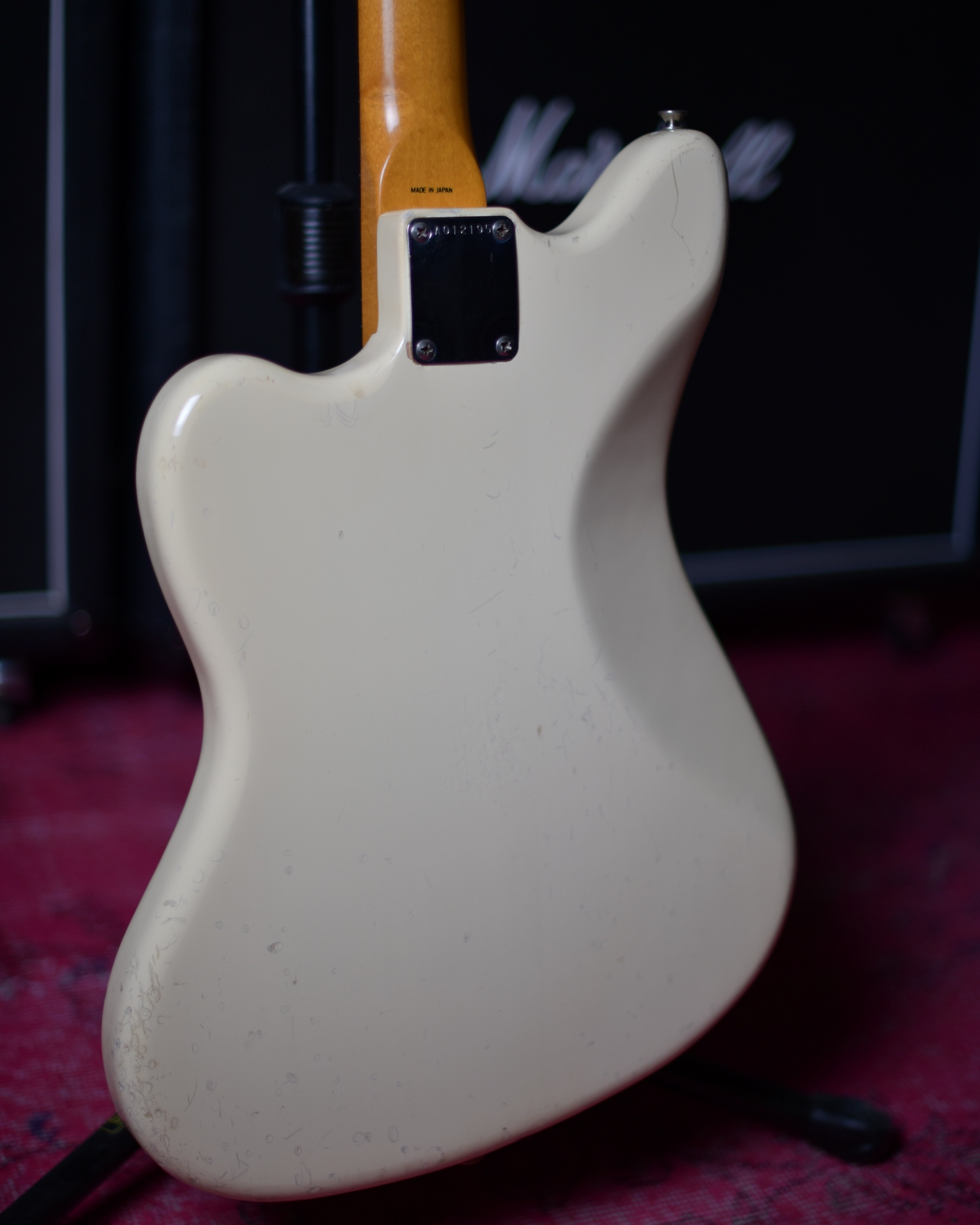 Fender Japan Jazzmaster Olympic White MIJ A Serial 1985 FUJIGEN RARE