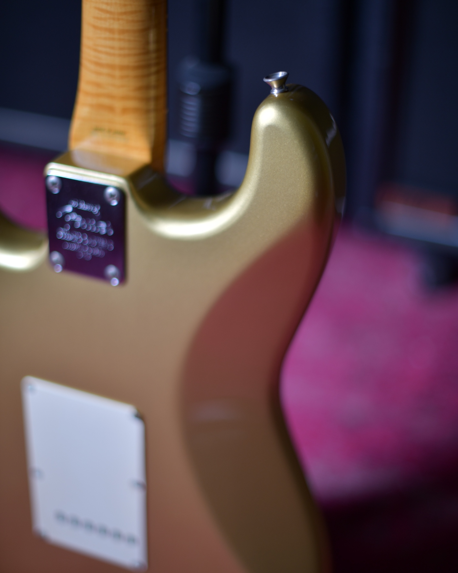 Fender JAPAN Stratocaster ST62-65AS 1994 Fujigen Shoreline Gold Matching Head 40th Anniversary