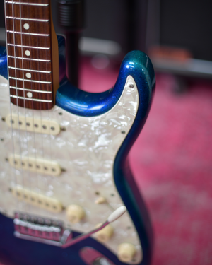 Fender Japan Stratocaster Blue Sparkle N Serial 1993 Fujigen 