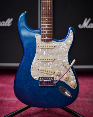 Fender Japan Stratocaster Blue Sparkle N Serial 1993 Fujigen