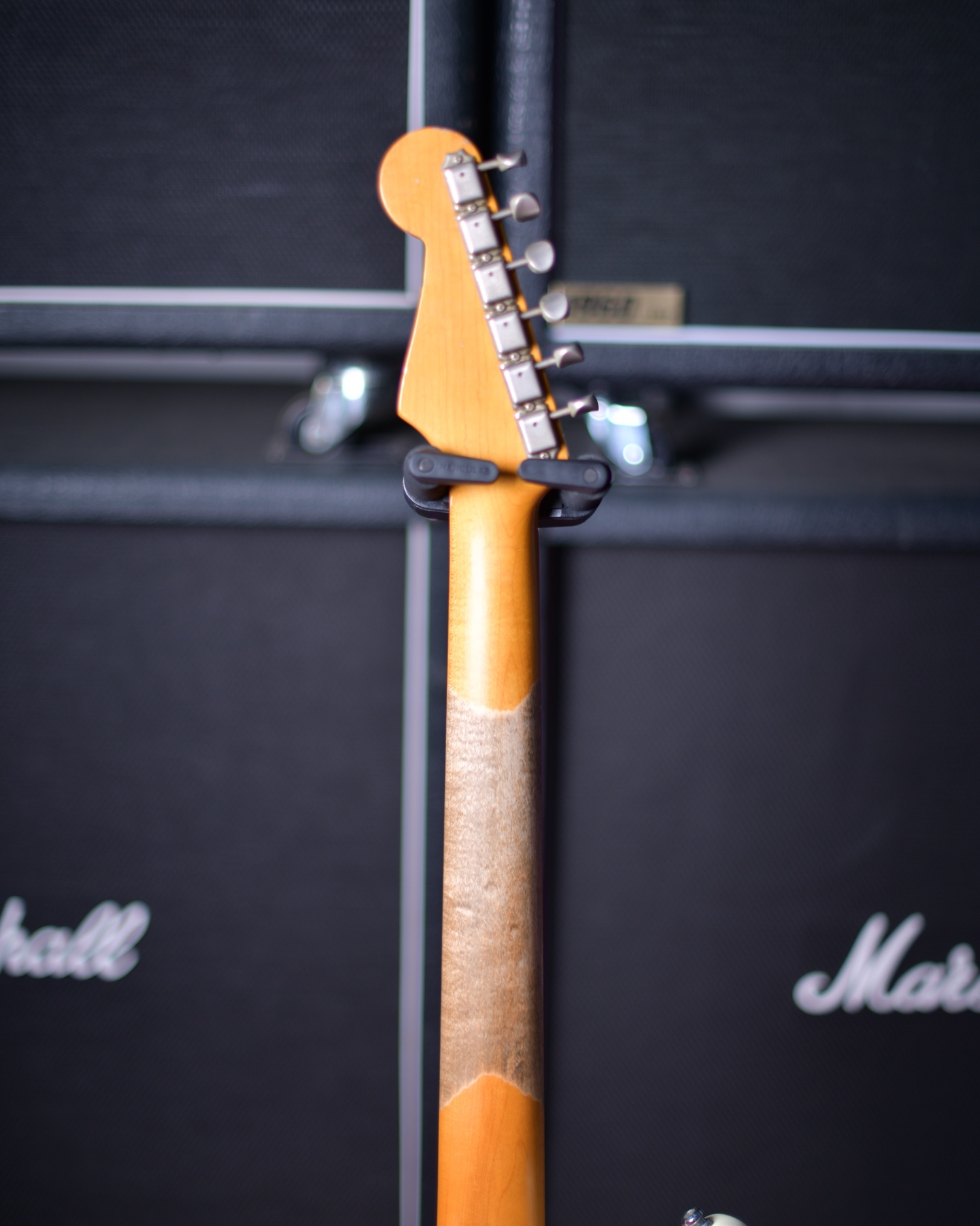 Fender Japan Olympic White over Sunburst Stratocaster Heavy Relic 1992