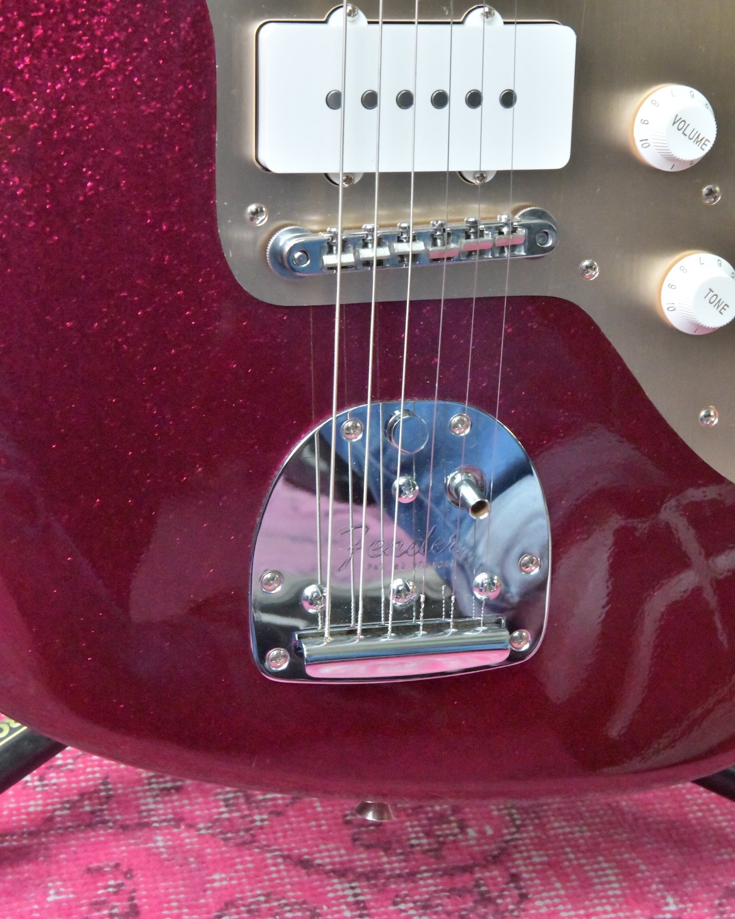 Fender Jazzmaster J Mascis Signature Purple Sparkle CIJ