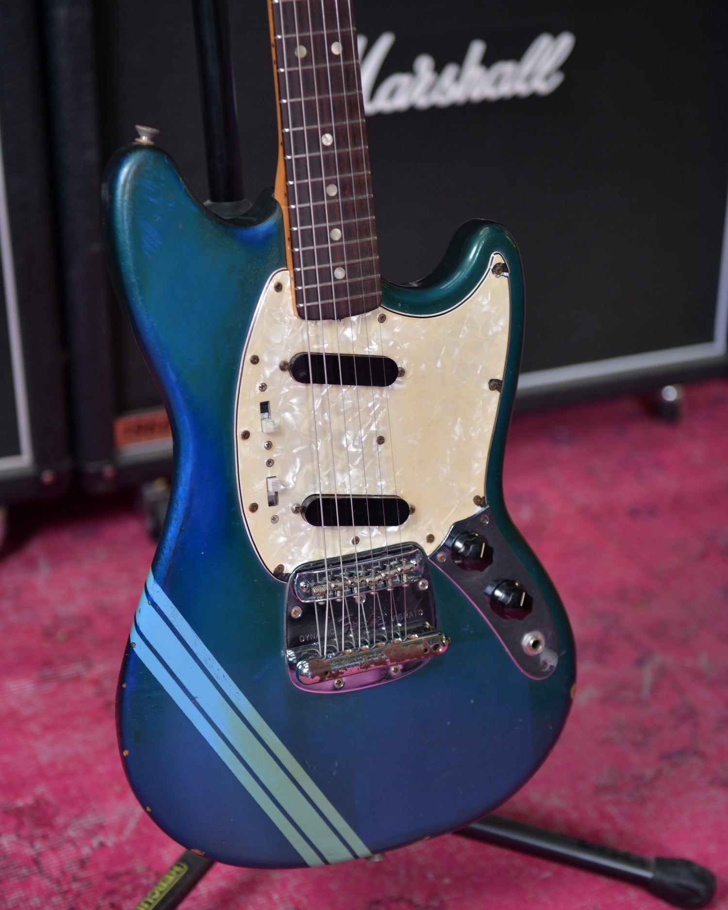 1972 Fender Competition Mustang Lake Placid Blue USA