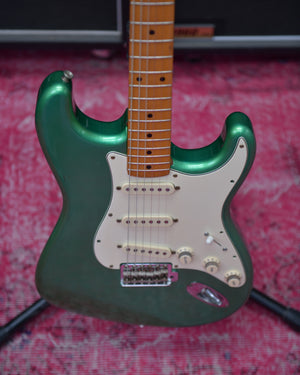 Fender ST57 Stratocaster MIJ 1993 Candy Apple Green Refin Monty's Pickups