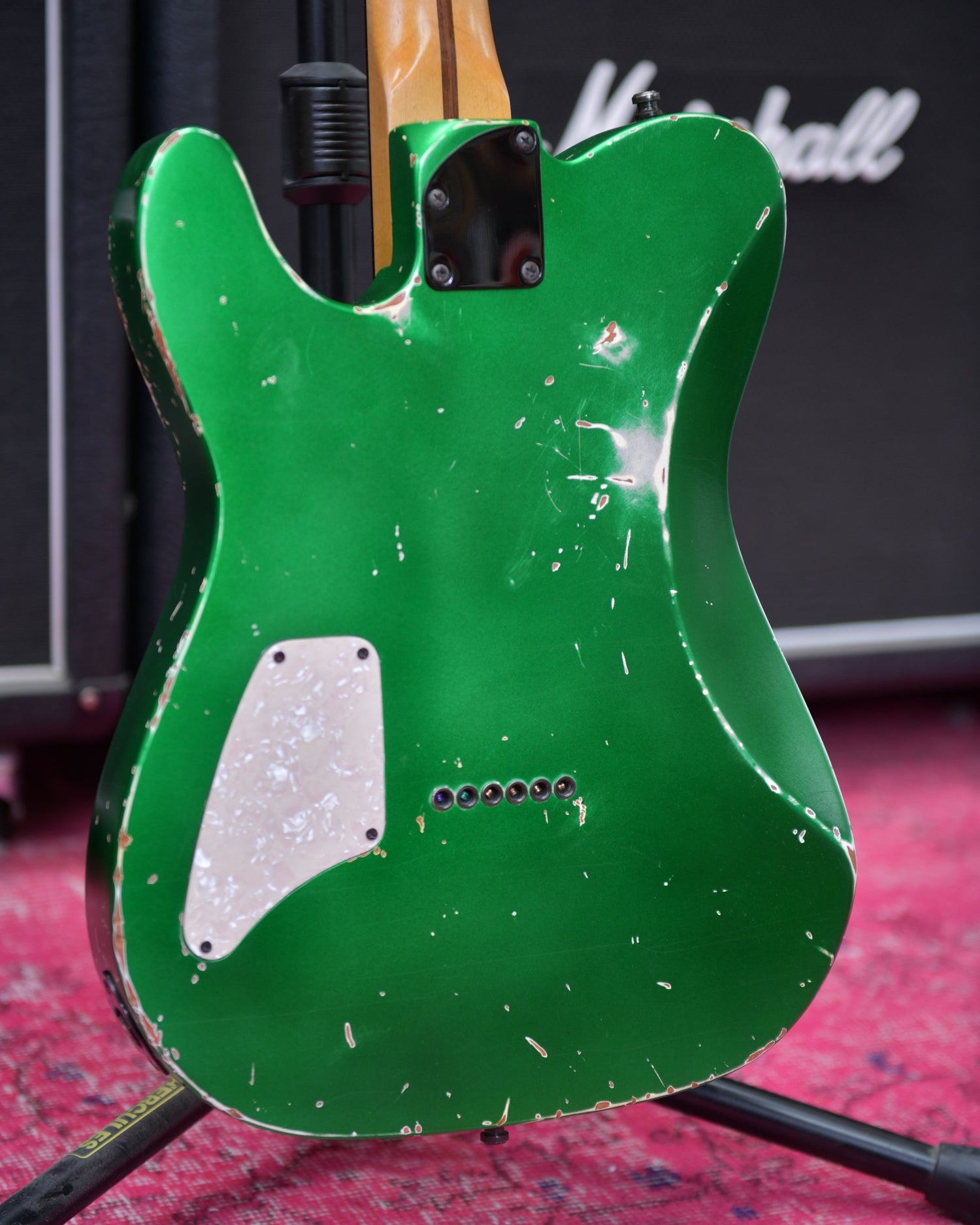 Fender Jim Root Telecaster MIM 2012 Candy Apple Green relic Bareknuckle Pickups