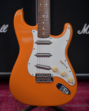 Fender Stratocaster Japan ST62 Capri Orange Seymour Duncan lipstick pickups MIJ