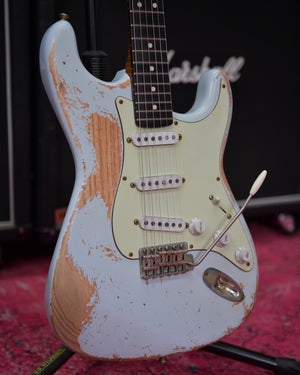Noizemaker Guitars Custom Relic Stratocaster Sonic Blue Monty's Pickups Warmoth