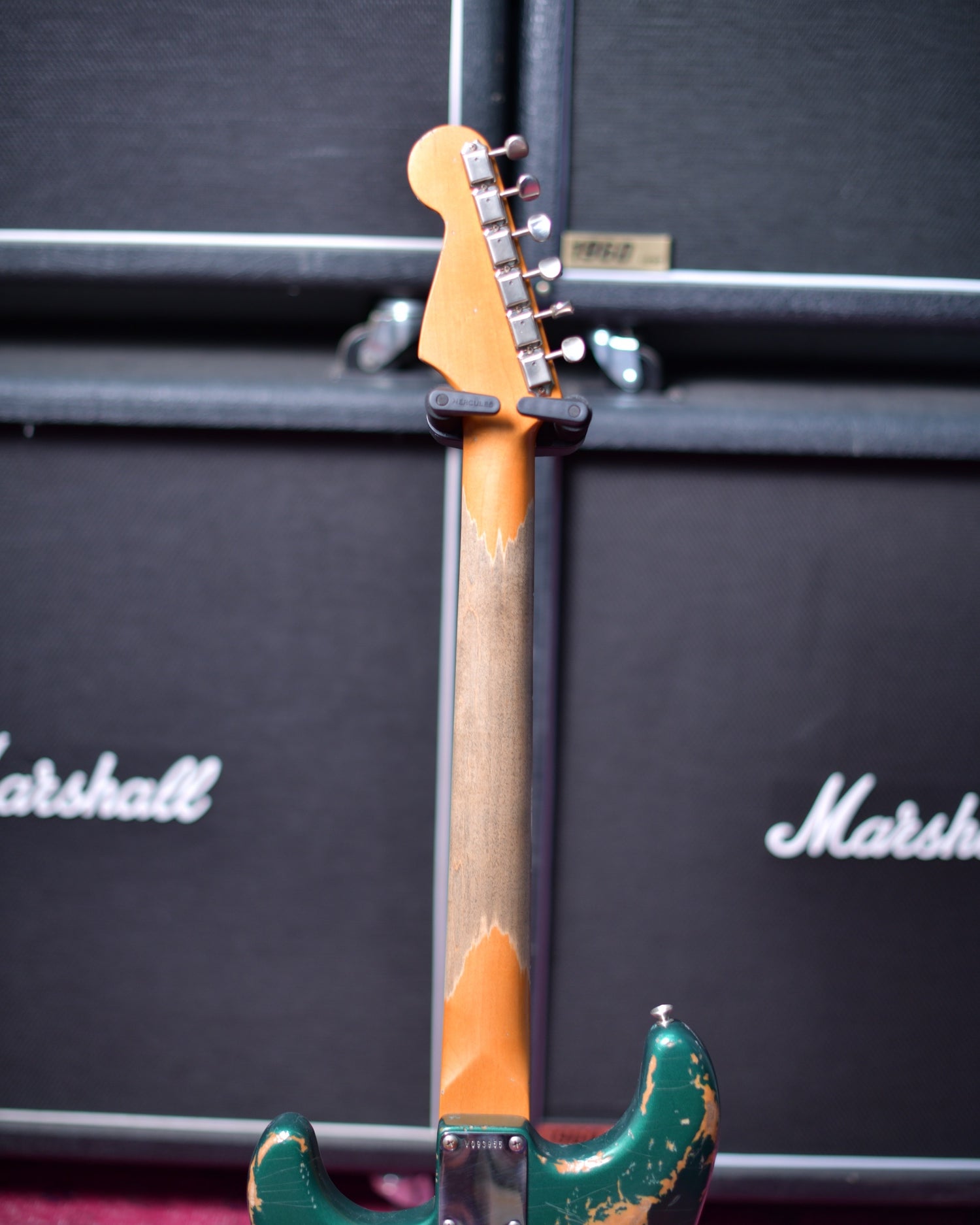 Fender American Vintage 62 Stratocaster Sherwood Green Heavy Relic