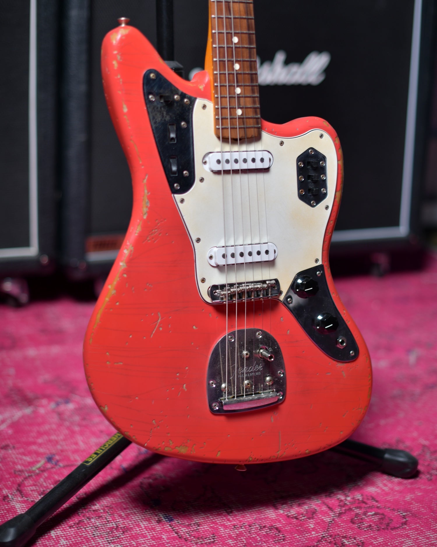 Fender Jaguar Special Edition Lacquer Fiesta Red Heavy Relic