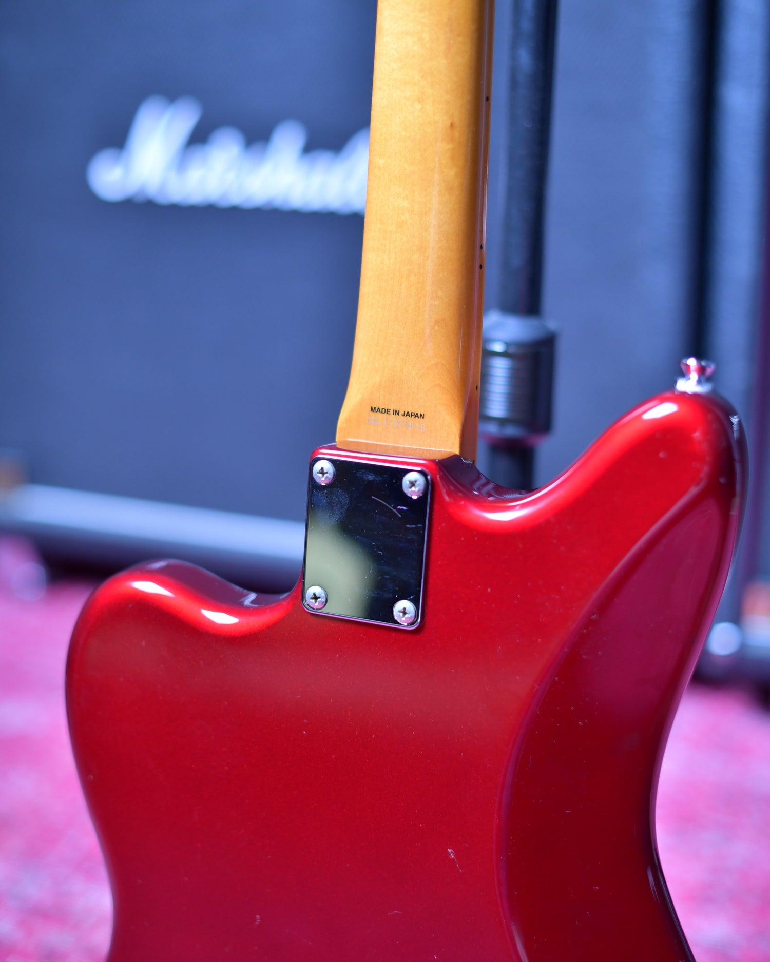 Fender Japan JM66B Jazzmaster Old Candy Red Blocks & Blinding MIJ 95'