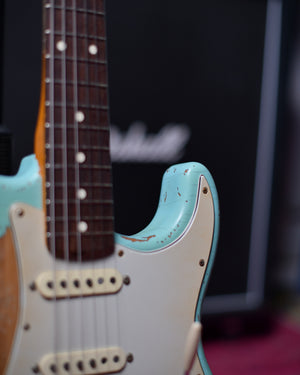 Fender Special Edition '60s Stratocaster Daphne Blue 2014 Heavy Relic