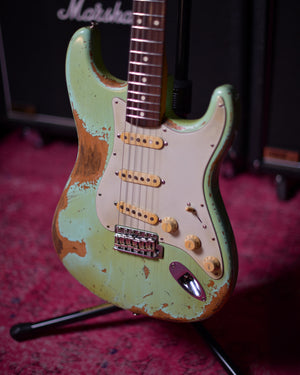 Fender Special Edition 60s Stratocaster Surf Green 2014 Heavy Relic