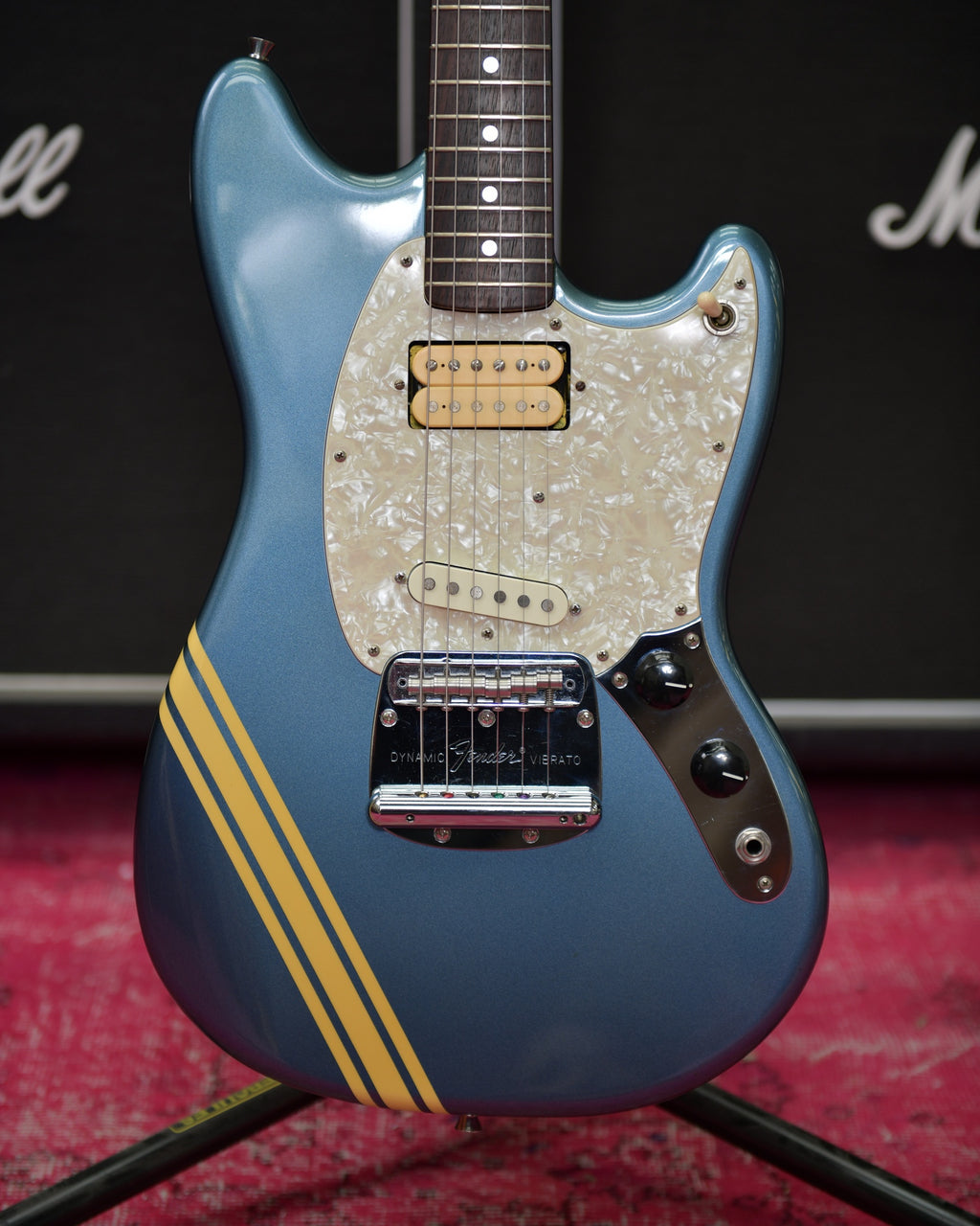 Fender Mustang HS Competition Mustang Old Lake Placid Blue CIJ 2002