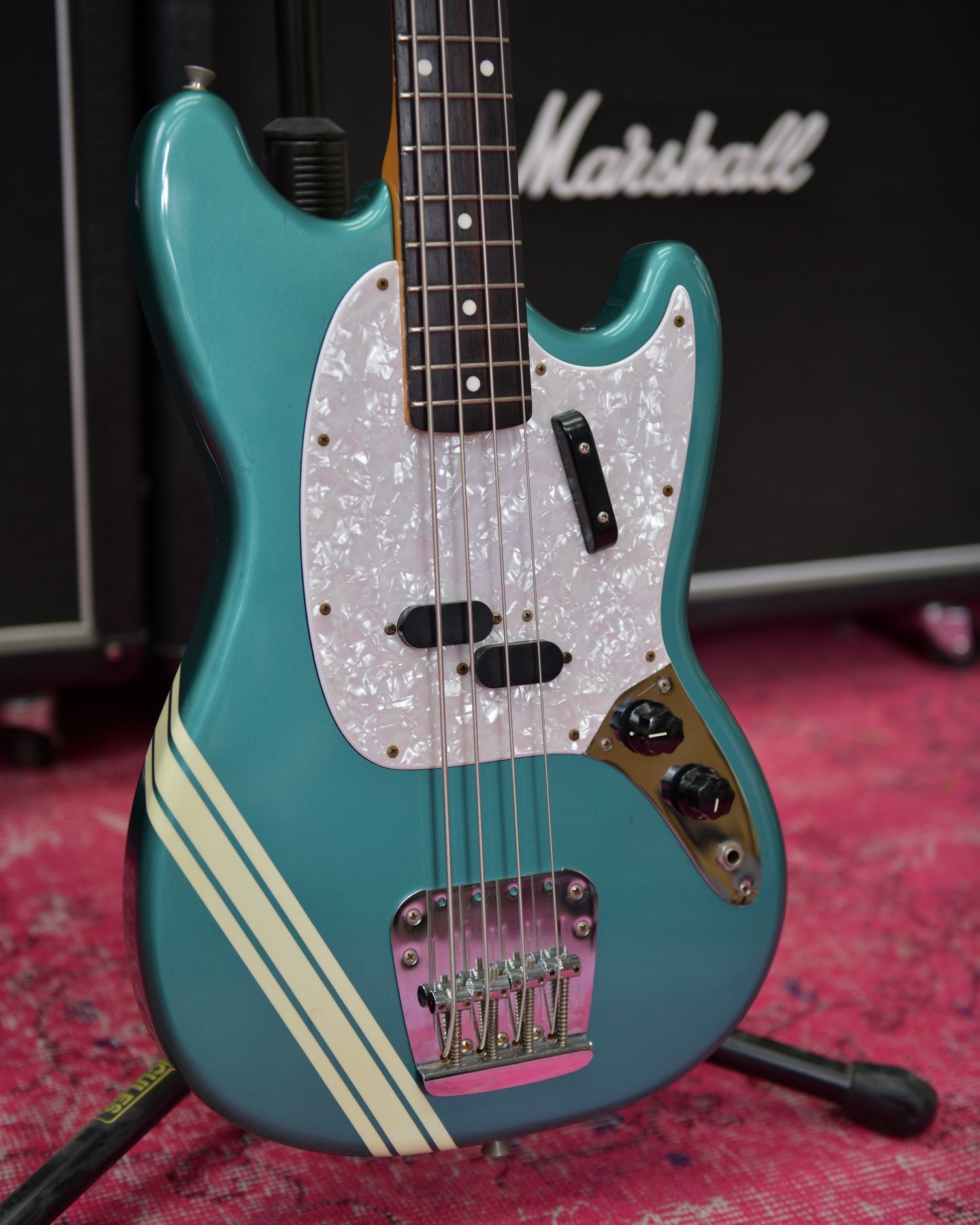 Fender Mustang Bass MB98 CIJ 1997 Ocean Turquoise Metallic