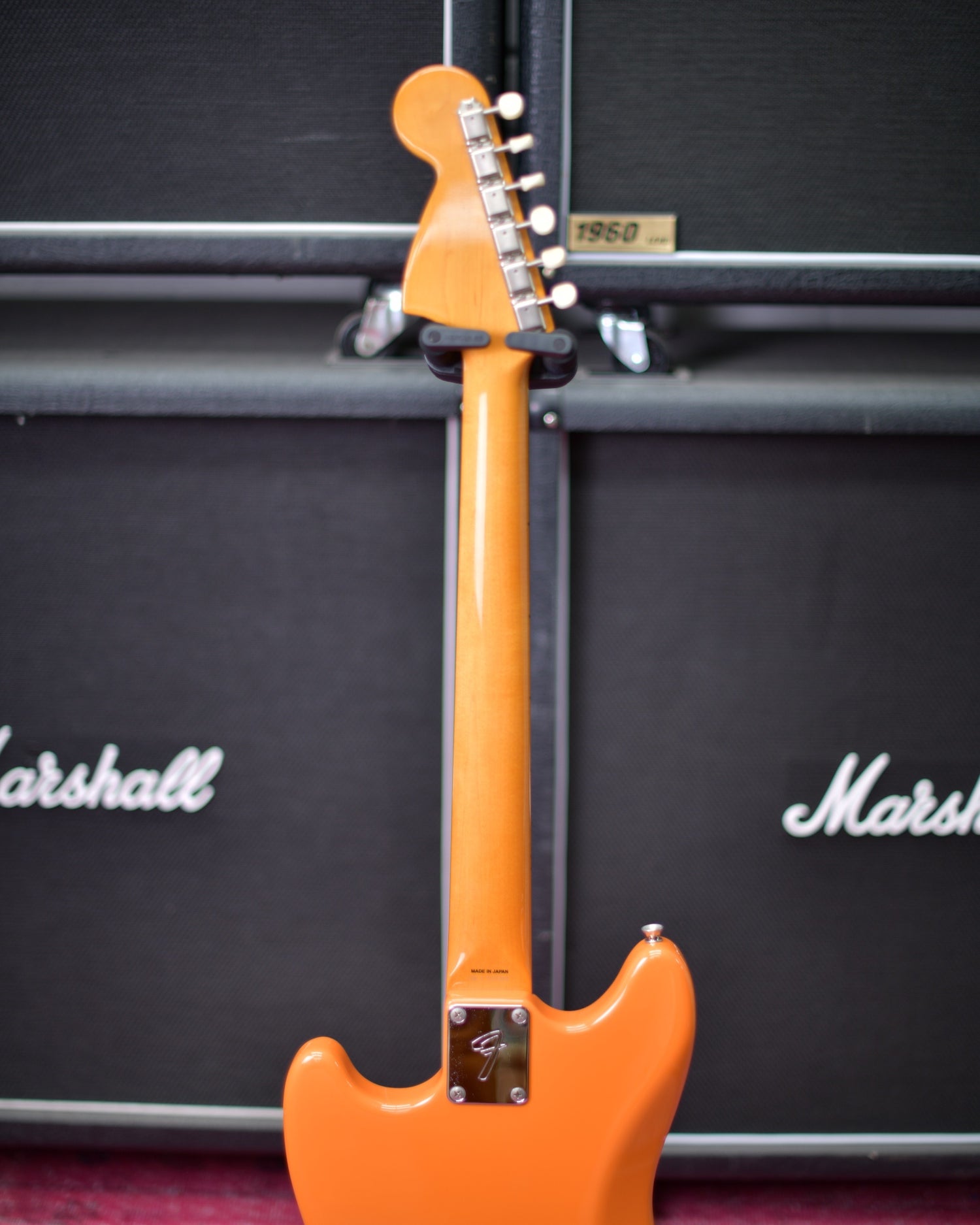 Fender Japan MG73 Mustang Capri Orange MIJ U Serial 2010 Fujigen