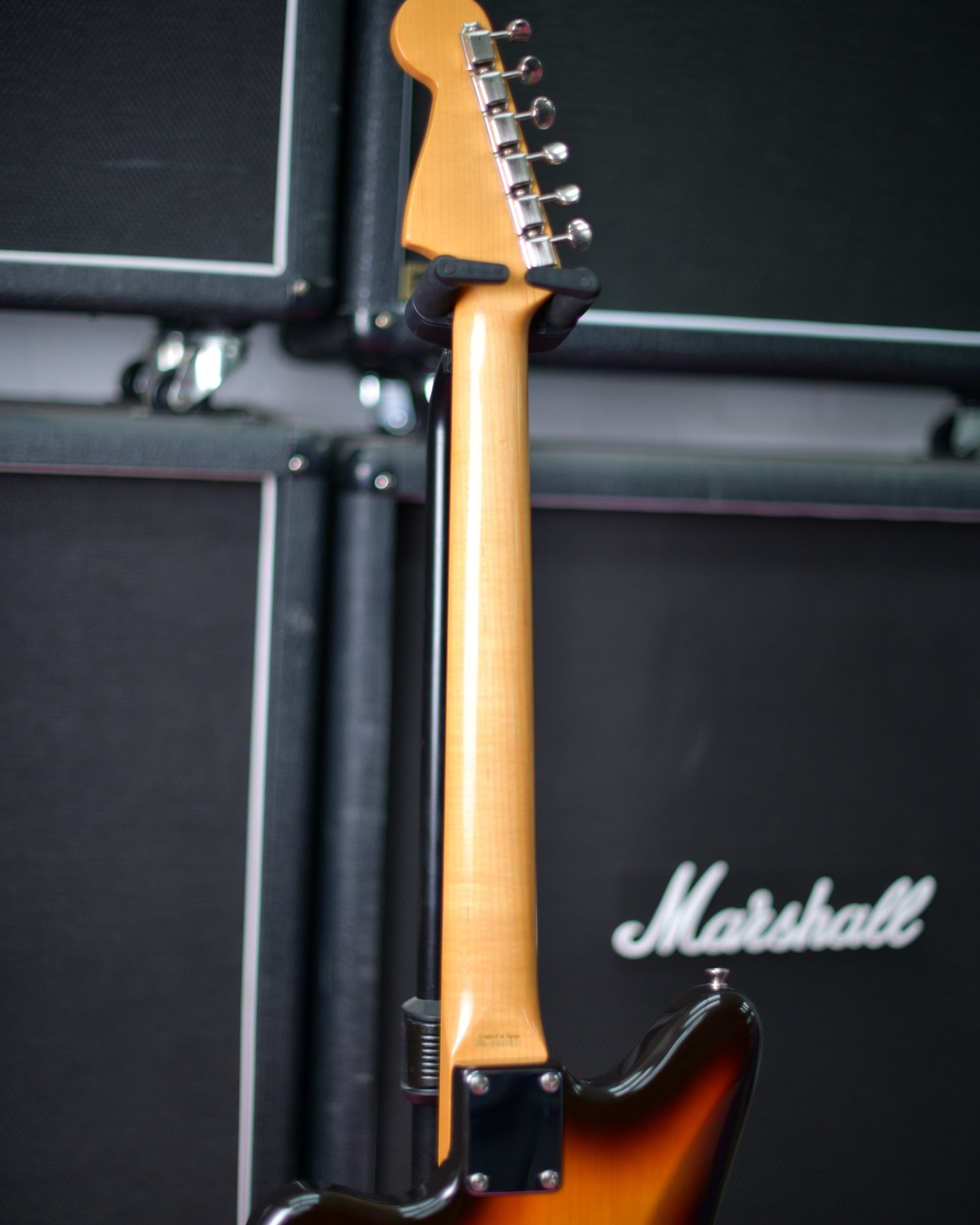 Fender Japan Jazzmaster JM66B CIJ Blocks & Binding Sunburst Q Serial 2002