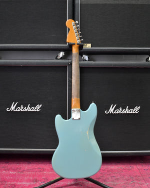Fender Japan Mustang Kurt Cobain Conversion Sonic Blue Q Serial 1993 Fujigen