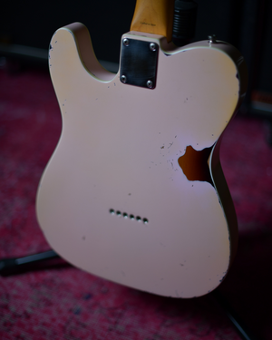Fender Japan Telecaster Custom A Serial Shell Pink Refin Relic