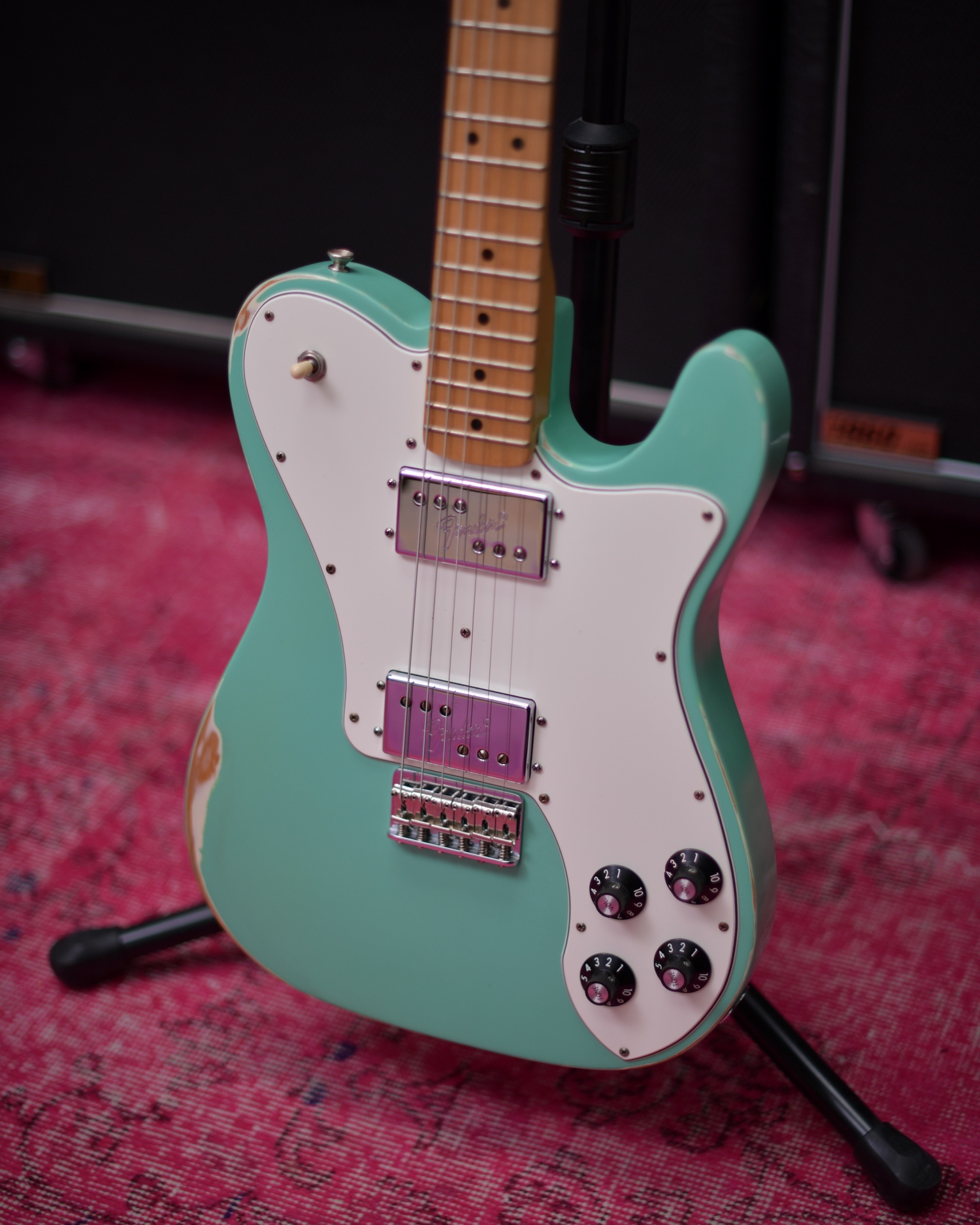 Fender Mexico '72 Telecaster Deluxe Refinish Surf Green Lacquer 2008