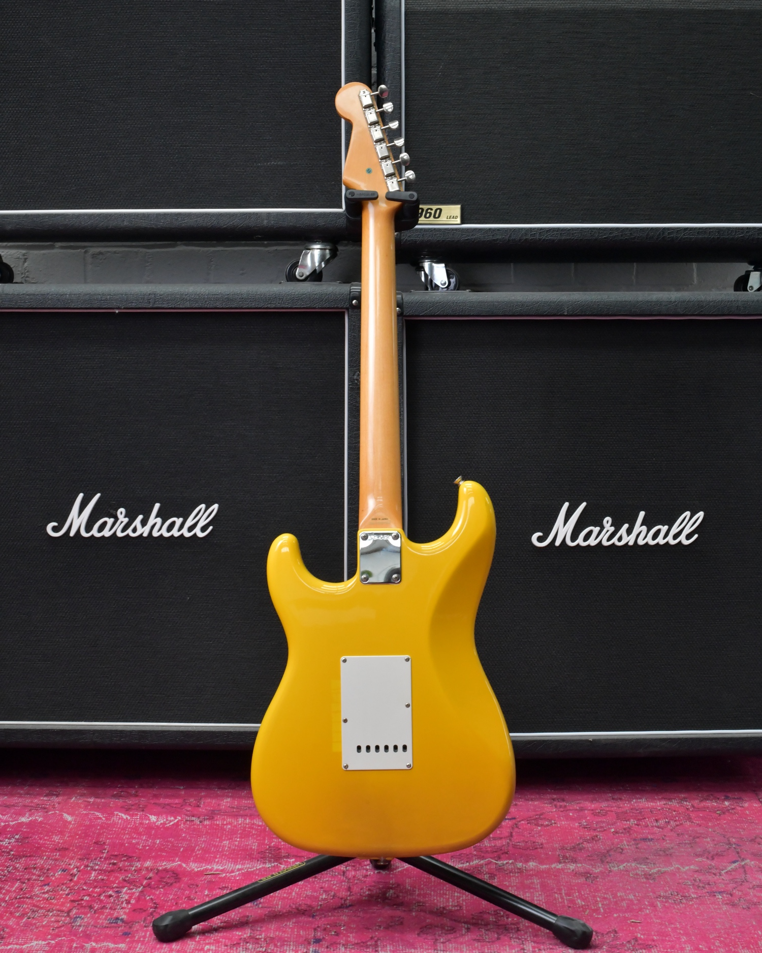 Fender Japan Stratocaster Rebel Yellow E Serial 1984 MIJ Fujigen ST62-55